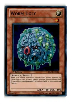 Worm Ugly - HA03-EN024 1st Edition Super Rare - YuGiOh-LP - Image 1