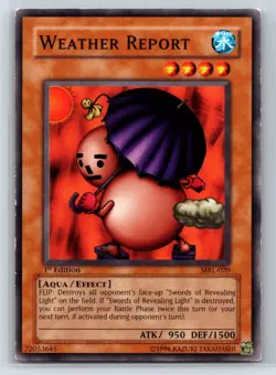 Magic Ruler #MRL-020 Weather Report 1st Edition Yu-Gi-Oh! - Image 1