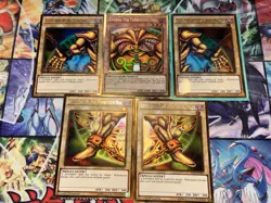 Yugioh PGL2-EN026 Exodia Full Set Premium Gold Rare 1st Edition (Read Descrip) - Image 1