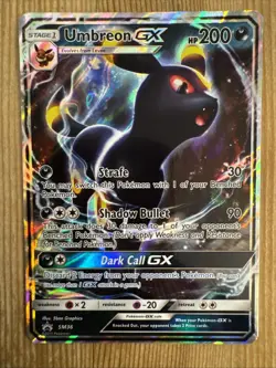 Umbreon GX SM36 Black Star Promo Pokemon Card NM - Image 1