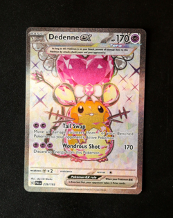 Pokemon Card TCG - Dedenne EX 239/193 - Paldea Evolved - Ultra Rare - NM ⭐ - Image 1