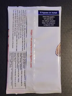 One Piece Card Game Promotion Pack 2022 Anime Expo English - Image 2