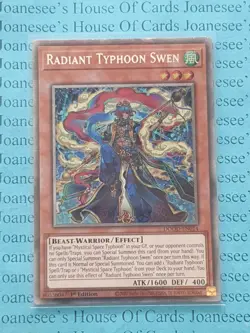 DOOD-EN014 Radiant Typhoon Swen Starlight Rare Yu-Gi-Oh Card 1st New (a) - Image 2