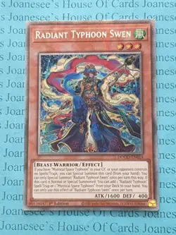 DOOD-EN014 Radiant Typhoon Swen Starlight Rare Yu-Gi-Oh Card 1st New (a) - Image 3