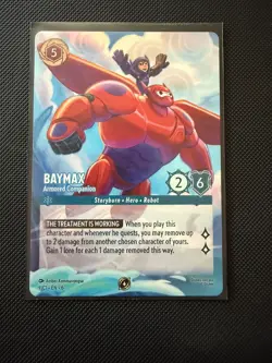 Baymax - Armored Companion Disney Lorcana Promo Card (DLPC) 9/C1 Fabled DLC NAC - Image 1