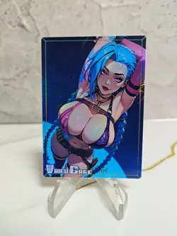 Jinx Trading Card Waifu Goddess Story Anime Girl holo Karte Manga Full Art - Image 1