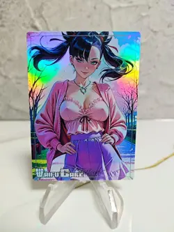 Marnie Trading Card Waifu Goddess Story Anime Girl holo Karte Manga Full Art - Image 1