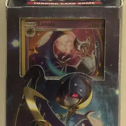 New Pokemon Holo Lunala Sword & Shield Hidden Moon Theme Deck - 60 Cards + 1 Coi - Image 2