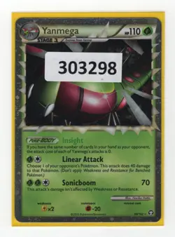 (303298) YANMEGA PRIME 98/102 Ultra Rare Holo HGSS Triumphant Pokemon Card - Image 1