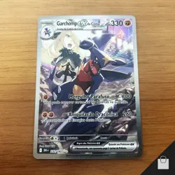 Cynthia's Garchomp EX 232/182 Destined Rivals Pokemon Rare Brazilian Card #1 NM+ - Image 1