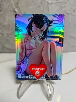 Marnie Trading Card Waifu Goddess Story Anime Girl holo Karte Manga Full Art - Image 1
