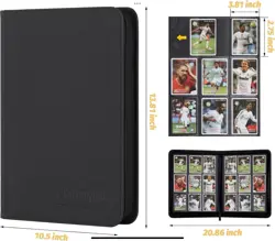 2 Of 9 Pocket Foalgo Card Binder Premium Zip 540 Double Sided Pockets Boundle - Image 5