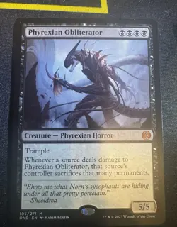 [1x] Phyrexian Obliterator - Near Mint, English - Phyrexia: All Will Be One MTG - Image 1