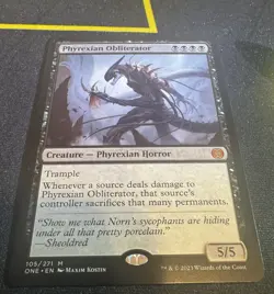 [1x] Phyrexian Obliterator - Near Mint, English - Phyrexia: All Will Be One MTG - Image 4
