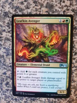 MTG - 1 x Leafkin Avenger - Core set 2021 - Image 1