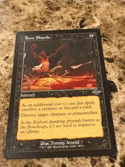 BONE SHARDS Magic the Gathering MTG Modern Horizons 2 Retro Frame - Image 1