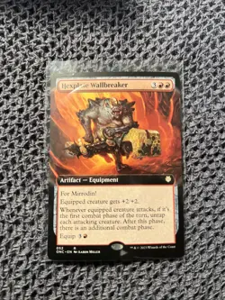 Hexplate Wallbreaker (Extended Art) - Commander: Phyrexia: All Will Be One - Image 1