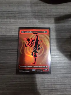 Fire lord Zuko NEON INK FOIL (Magic The Gathering) (Avatar - ATLA) 0360 NM - Image 3