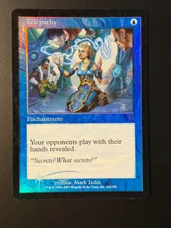 MTG - Telepathy - 7th Edition *Foil* - 1x LP (Magic: The Gathering) - Image 1