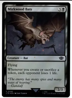 Mirkwood Bats 0095 Common Foil Lord of the Rings MTG Near Mint - Image 1