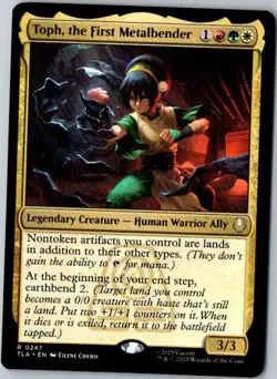 MTG Toph, the First Metalbender, Avatar The Last Airbender NM - Image 1