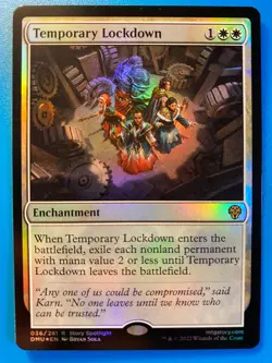 MTG 1x FOIL Temporary Lockdown # 36 Dominaria United Magic the Gathering x1 NM - Image 1
