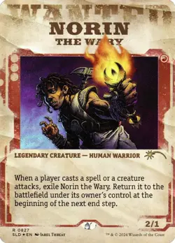 MTG Norin The Wary Secret Lair Drop - NM - Image 1