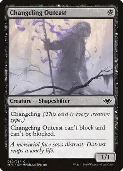 Changeling Outcast MH1 MP MTG - Image 1