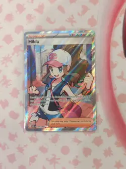 Pokemon TCG White Flare Hilda Trainer Card Holo #164/086 (NM/M) - Image 1