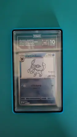 Pokemon Card Glaceon 069/SV-P Reverse Holo Yu Nagaba Promo TAG 10 GEM MINT - Image 1