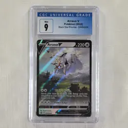 🔥 Pokemon TCG 🔥 Arceus V SWSH 204 🔥 Black Star Promo 🔥 CGC 9 🔥 MINT 🔥 - Image 1