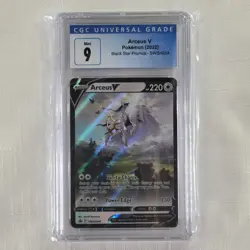 🔥 Pokemon TCG 🔥 Arceus V SWSH 204 🔥 Black Star Promo 🔥 CGC 9 🔥 MINT 🔥 - Image 3