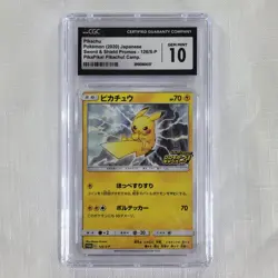🔥 Pokemon TCG 🔥 Pikachu 126/S-P 🔥 Sword & Shield Promo 🔥 CGC 10 Gem Mint ✈ - Image 1
