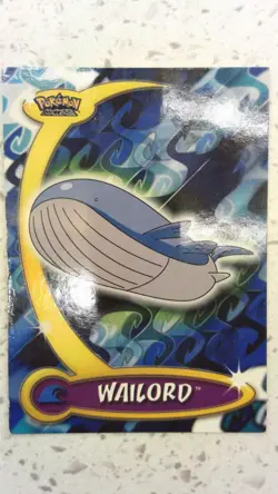 2004 topps Pokemon Advanced Challenge Non Holo Foil #84 Wailord - Image 3