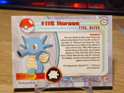 2000 Topps Pokemon Horsea TV Animation Edition #116 - Image 2