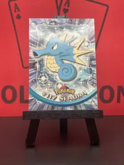 Seadra # 117 Topps Blue Logo 2000 TV Animation SERIES NON HOLO Pokemon NM - Image 2