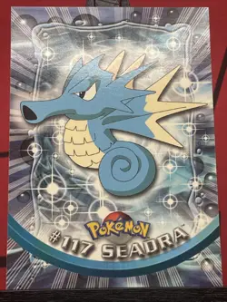 Seadra # 117 Topps Blue Logo 2000 TV Animation SERIES NON HOLO Pokemon NM - Image 3