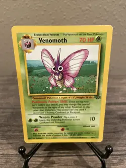 Pokemon TCG Venomoth Jungle 29/64 Regular Unlimited Rare-LP!! - Image 1