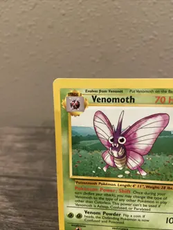 Pokemon TCG Venomoth Jungle 29/64 Regular Unlimited Rare-LP!! - Image 2