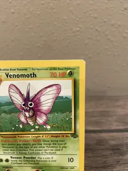 Pokemon TCG Venomoth Jungle 29/64 Regular Unlimited Rare-LP!! - Image 3