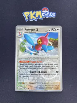 Pokemon TCG Porygon-Z Paradox Rift 144/182 Reverse Holo Rare LP. - Image 1