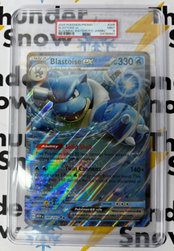 ⚡❄ 2025 Pokemon JUMBO #009 Black Star Promo Blastoise ex Blooming Waters PSA - Image 1