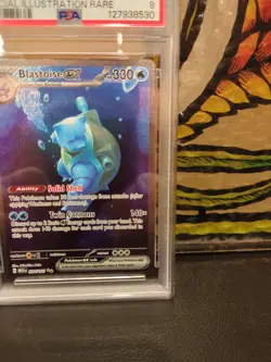 Pokemon TCG Blastoise ex 2023 SV151 Special Illustration Rare 200/165 PSA MINT 9 - Image 4