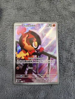 Charcadet 022 ETB Black Star Promo - Pokemon TCG Phantasmal Flames - NM - Image 1