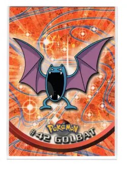 Golbat #42 Topps Series 1 TV Animation Edition Black Label Pokemon 1999 NM - Image 1