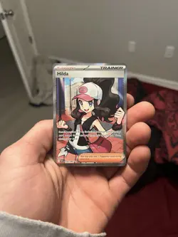 Pokemon TCG Hilda 164/086 ERROR DOTTED LINE Full Art Ultra Rare Read Description - Image 1
