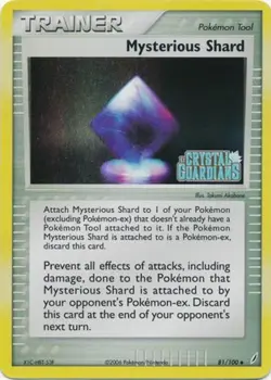 Mysterious Shard - 81/100 - Uncommon - Reverse Holo LP, English Pokemon EX Cryst - Image 1