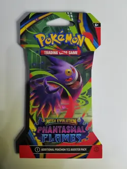Pokemon Mega Evolution Sleeved Booster Pack Random Art Factory Sealed - Image 1