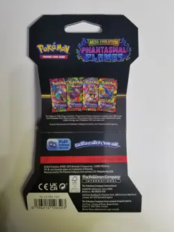 Pokemon Mega Evolution Sleeved Booster Pack Random Art Factory Sealed - Image 2