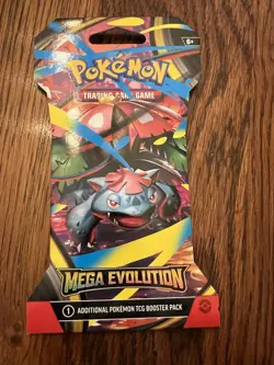 Pokemon TCG Mega Evolution Booster Packs (14 Packs) SEALED - Image 3
